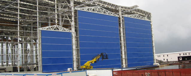 Large Hangar Door